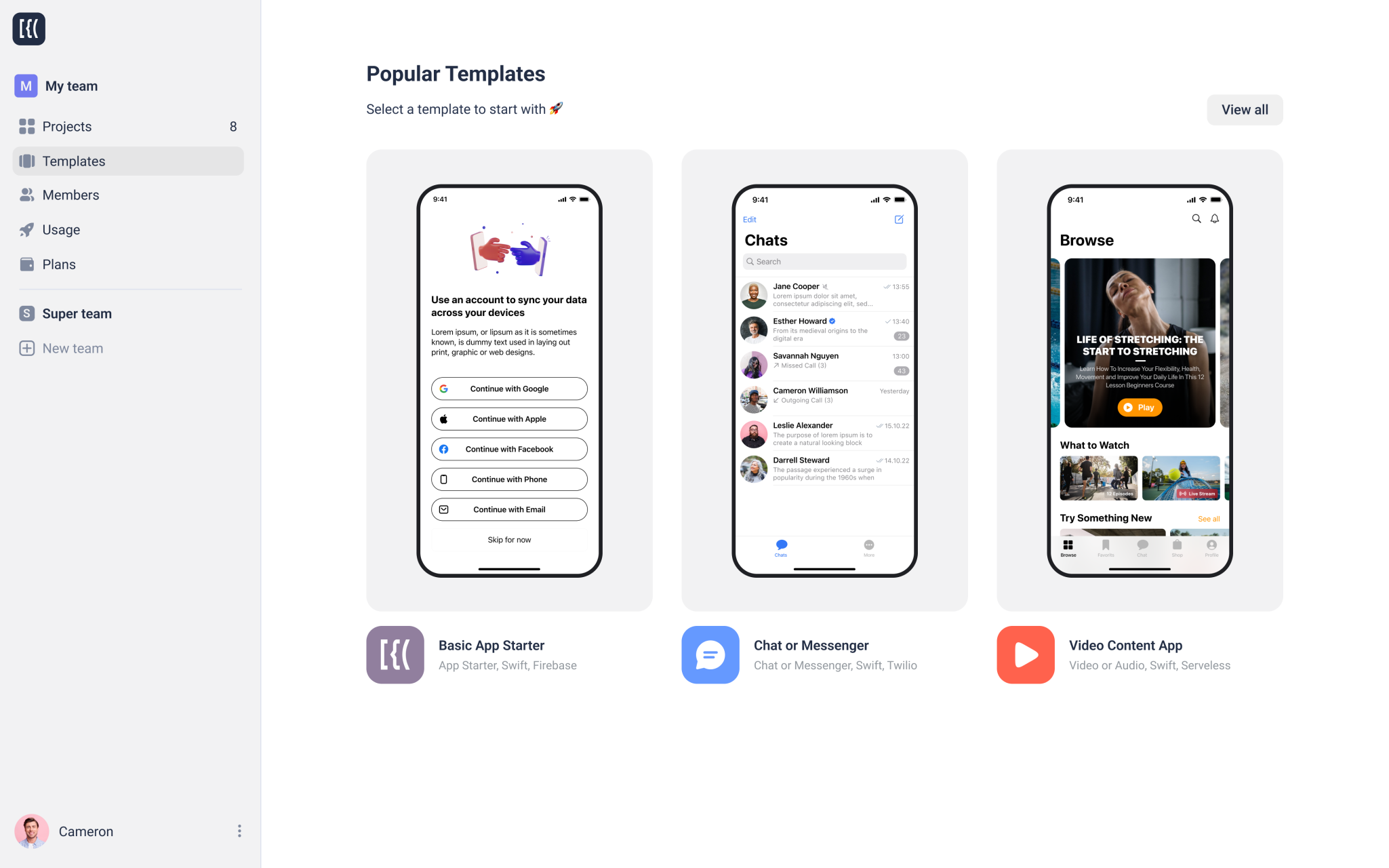 About App Templates