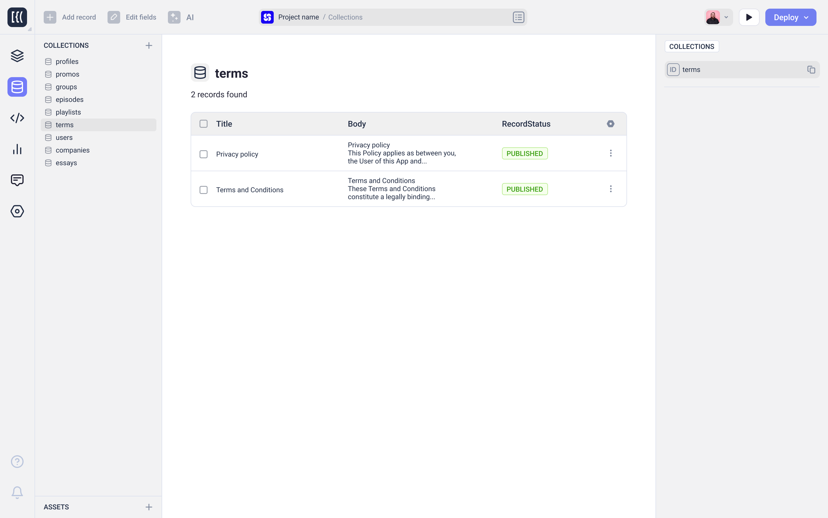 Terms & Policies Generator